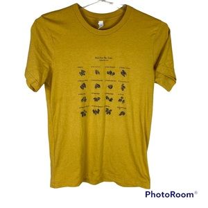 Root for the trees unisex heather mustard naturecore Gorpcore tee shirt